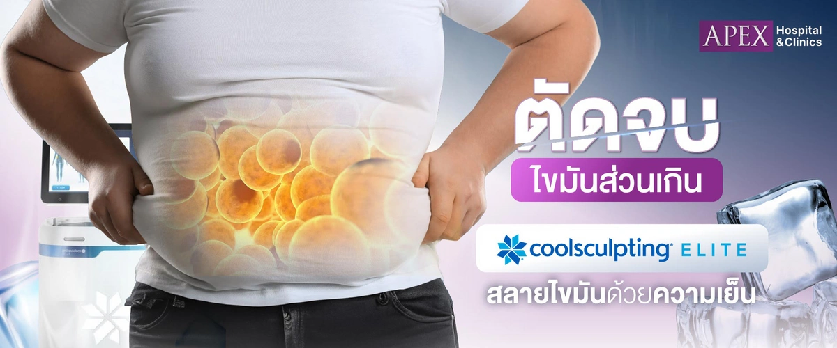 Coolsculpting Elite ตัดจบไขมันส่วนเกิน สลายไขมันด้วยความเย็น